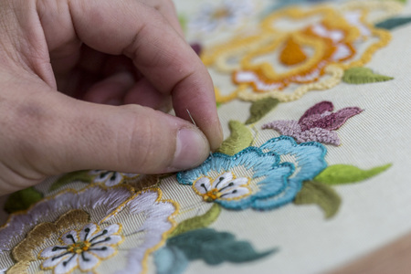 Details of the applications in Anatolia craftsの写真素材