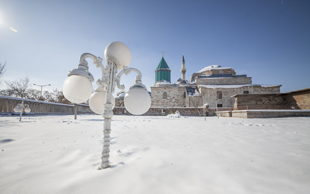 Images from the Mevlana Museum in Konyaのeditorial素材