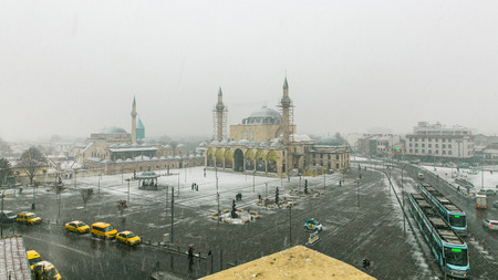 Images from the Mevlana Museum in Konyaのeditorial素材