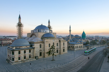 Images from the Mevlana Museum in Konyaのeditorial素材