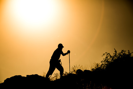 sunset trekking shooting