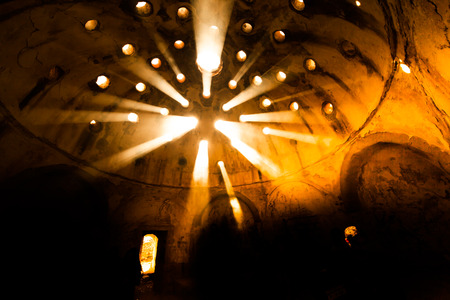 a bath and incoming solar radiation in Konyaの写真素材