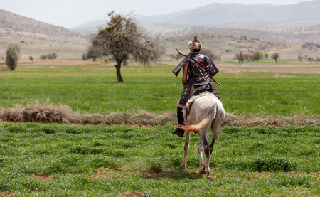 Costume of the Turks and horse ridingの写真素材