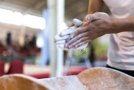 Magnesium of gymnasticの写真素材