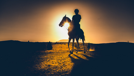 Costume of the Turks and horse ridingの写真素材