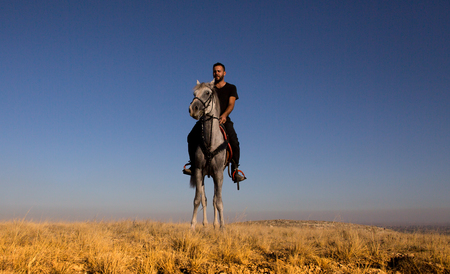 Costume of the Turks and horse ridingの写真素材