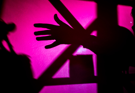 shadows reflected on the wall
