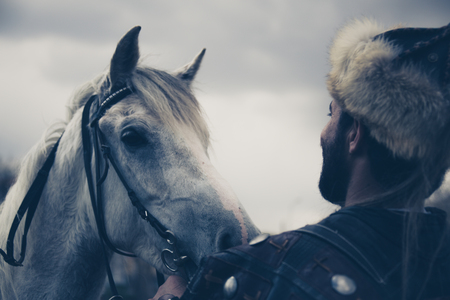 his horse who are interested in Turkishの写真素材