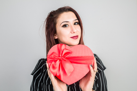 shopping excitement for the new yearの写真素材