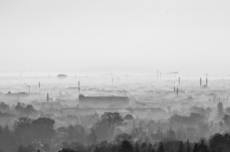 Konya city in winterの写真素材