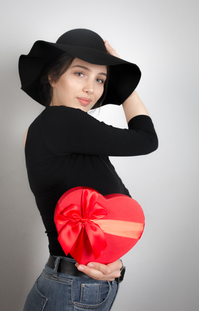 portraits on black backgroundの写真素材