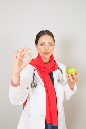 Shooting in hospital womens doctor'sの写真素材