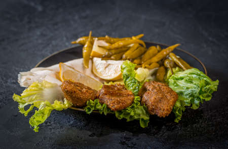 A traditional Anatolian dish, ÃiÄkÃ¶fteの写真素材
