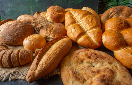 hot bread fresh from the oven