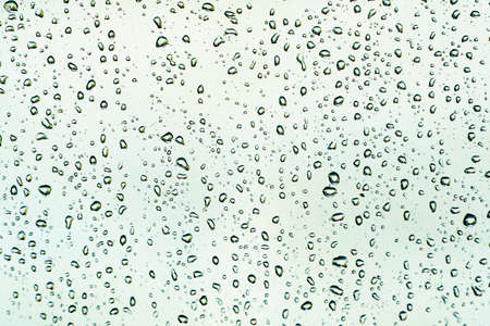 Abstract Photo of Raindrops on Window