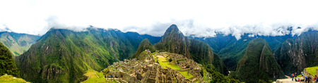 Machu Picchu ruins in Peruのeditorial素材