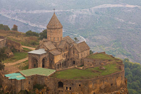 Historical Tatev Monastery and Church in Armeniaの写真素材