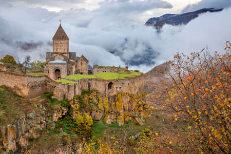 Historical Tatev Monastery and Church in Armeniaの写真素材