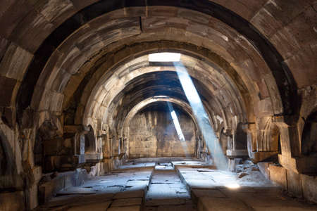 Vayots Dzor, Armenia - June 17, 2017: Ancient caravanserai known as Orbelian's Caravanserai, with...