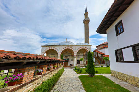 Historical Hadum Mosque built by the Ottomans, in Gjakova, Kosovo.の写真素材