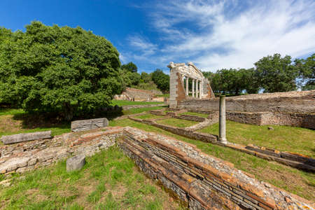 Ruins of the ancient Greek city of Apollonia, Albaniaのeditorial素材