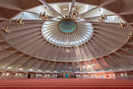 Sheikh Khalifa Mosque and its dome, in Shymkent, Kazakhstan
