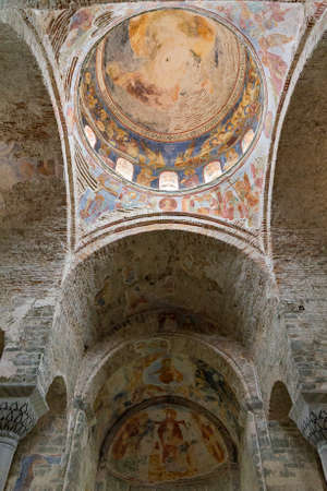 Ancient byzantine church of Hagia Sophia, in Trabzon, Turkey. It is used now as a mosque and known as Aya Sofya Mosque.のeditorial素材