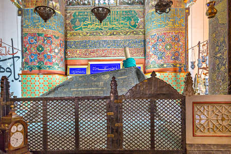 Mausoleum of Mevlana in Konya, Turkey. Mevlana is also known as Rumi.