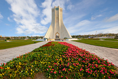 Azadi Tower in Tehran, Iranのeditorial素材