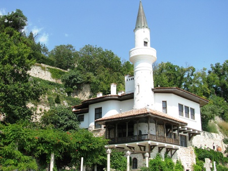 Summer residence of Romanian king in southern Dobrudja in the early 20th century.の写真素材