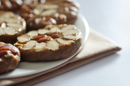 Close-up of soan halwaの写真素材