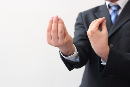 Businessman explaining his ideasの写真素材