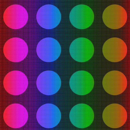 colorful polka dot backgroundの写真素材