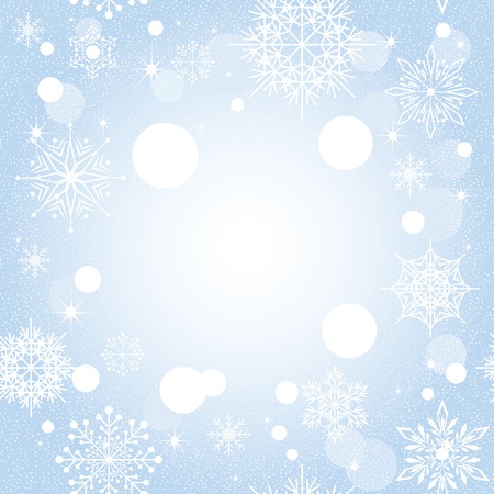 Christmas snowflake star seamless pattern backgroundのイラスト素材