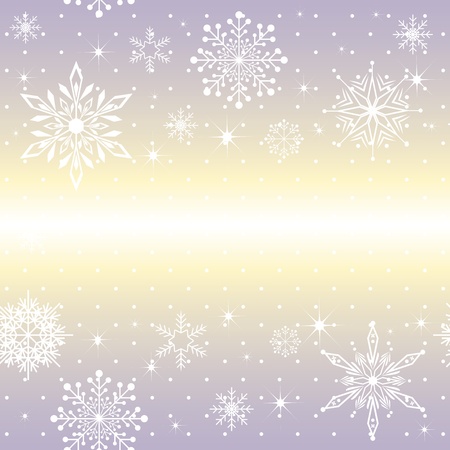 Christmas snowflake star seamless pattern backgroundのイラスト素材