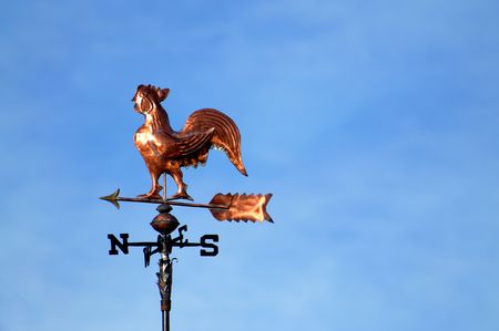 the wind marks in the skyの写真素材