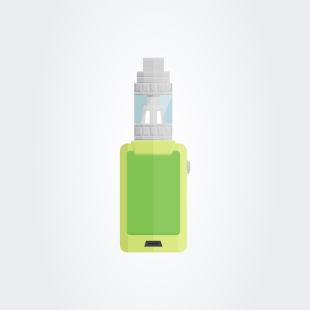 Colored flat vaping device.のイラスト素材