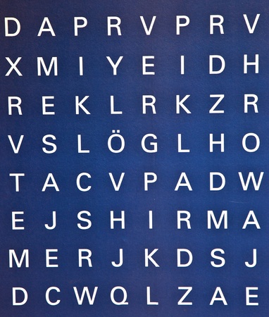 letter at the wall gives a harmonic patternの写真素材