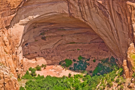 Betakin,Arizona, Anasazi ruins, Canyon de Chelly National Monumentの写真素材