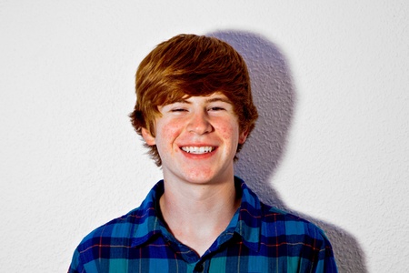 casual young man portrait in the living room