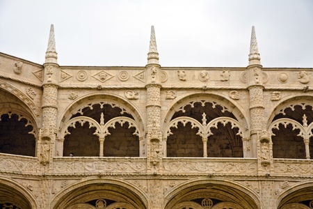 beautiful Jeronimos Monastery in Lisbon, Belemのeditorial素材