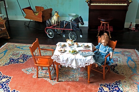 WILMINGTON, USA - JULY 20: visiting the famous Latimer House in Wilmington, open to public on July 20, 2010 in Wilmington, USA. House was built by merchant Zebulon Latimer in 1852.のeditorial素材