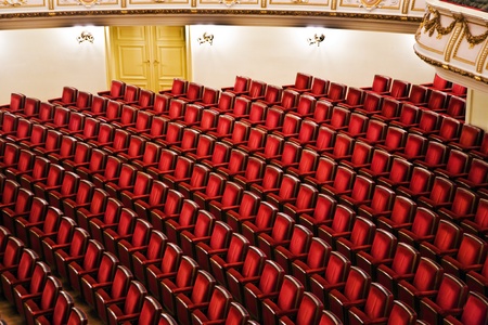 Semper Opera from inside, Dresdenの写真素材