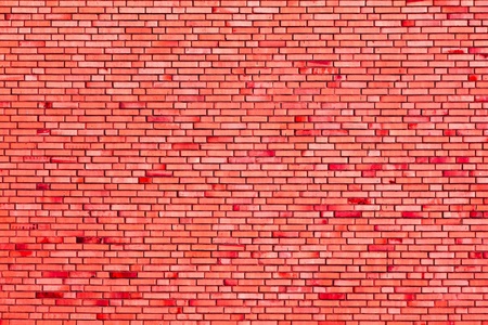 red brick wallの写真素材