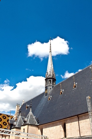 famous hospice in Beaune, Franceのeditorial素材