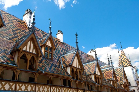 famous hospice in Beaune, Franceのeditorial素材