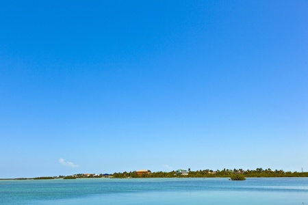 beautiful living area in the Keys at the waterfront