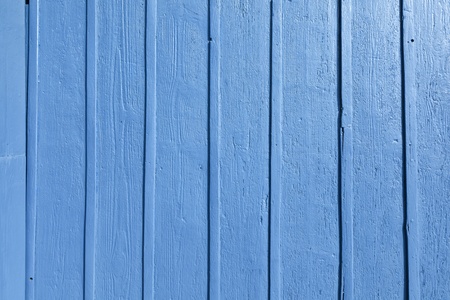 blue wooden house wall
