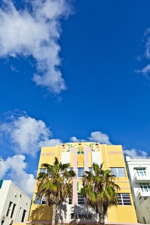 beautiful houses in Art Deco style in South Miamiのeditorial素材