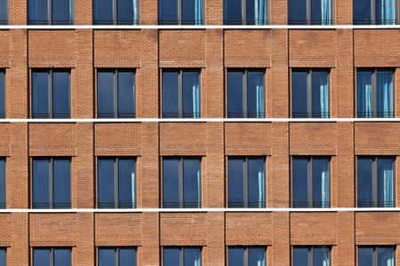 facade of modern bulding with windowsのeditorial素材
